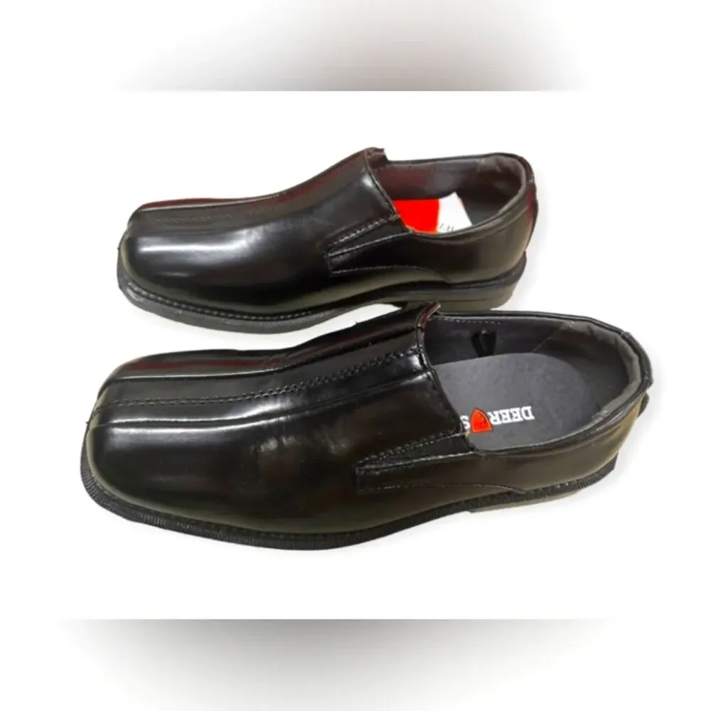 NWT boy's black loafers Size 13.5 W